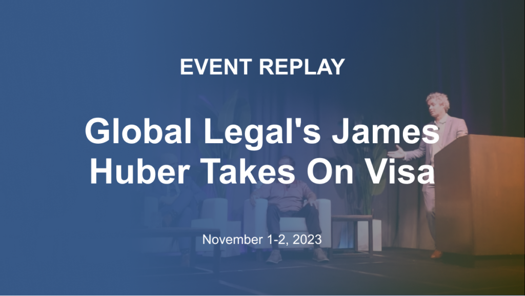 Did you ever wonder what is the rationale behind Visa's surcharge cap? You're about to find out as James Huber is joined on stage by Rob Johnson, Visa's chief rule creator, to take us behind the scenes of card payment industry.